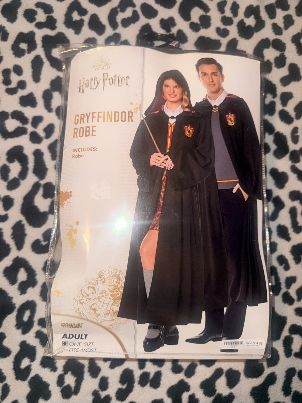 Spirit Harry Potter Gryffindor Robe - Black with Red and Gold Accents